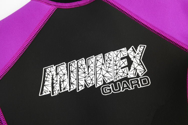 玫紅色短袖 3mm上衣3mm保暖泳衣 <68110951 - 23> - Minnex Store