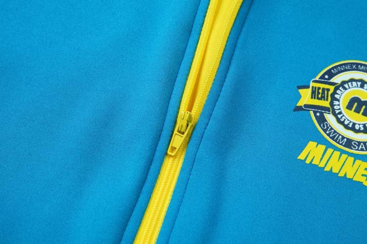 天藍色長袖抓毛保暖泳衣 <68630719 - Q2> - Minnex Store