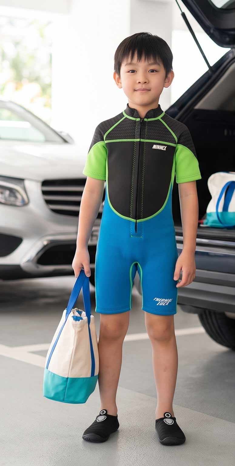 兒童潛水衣選購常見問題全攻略 🏊‍♂️ Minnex保暖泳衣尺碼配搭終極指南