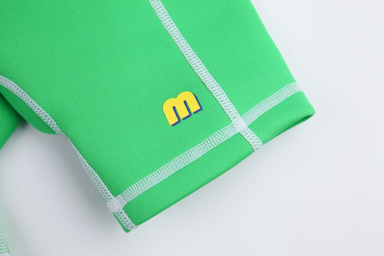 綠色2mm短袖防曬連身1.5mm保暖泳衣 <81383 - E5> - Minnex Store