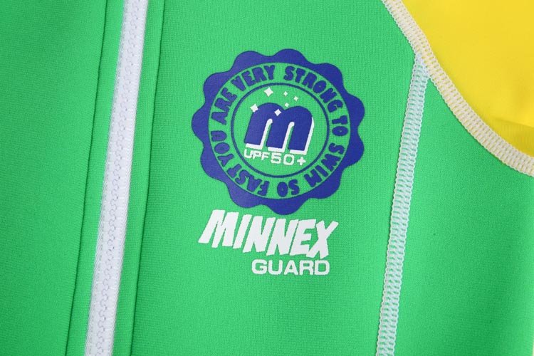 綠色2mm短袖防曬連身1.5mm保暖泳衣 <81383 - E5> - Minnex Store