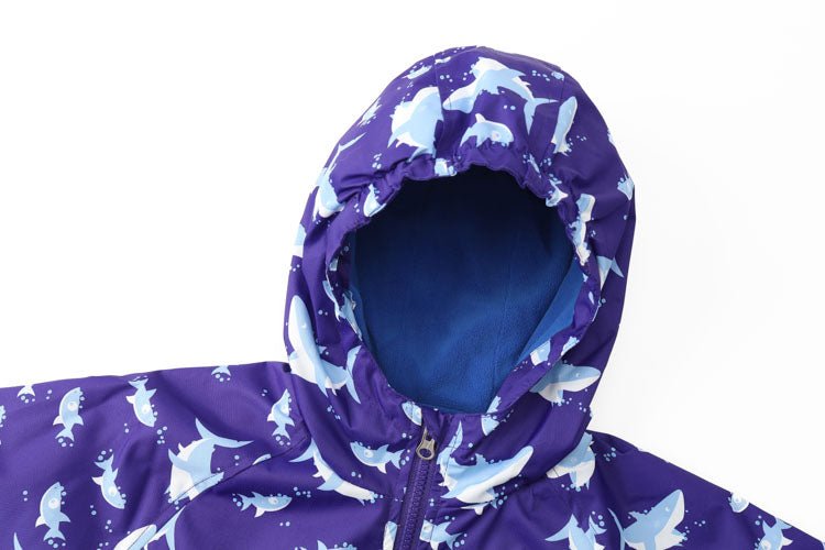 藍色抓毛上水褸 <60221611 - T1> - Minnex Store