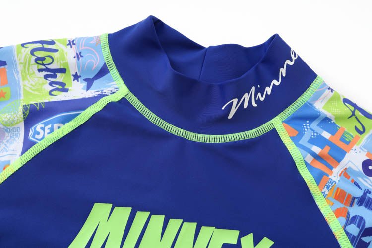 藍色套裝防曬泳衣 <68221179 - R5> - Minnex Store